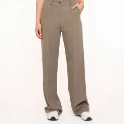 Olivia & Kate Broeken-Army Groene Basic-Pantalon