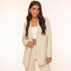 Olivia & Kate Blazers-Beige Basic Rechte-Blazer