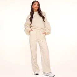 Olivia & Kate Broeken-Beige Elastiek Naden-Broek