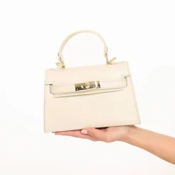 Olivia & Kate Tassen-Beige Gouden Details-Tas