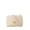 Olivia & Kate Tassen-Beige Leren Crossbody-Tas