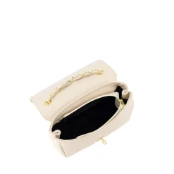 Olivia & Kate Tassen-Beige Leren Crossbody-Tas