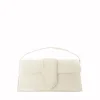 Olivia & Kate Tassen-Beige Leren Horizontale-Tas