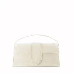 Olivia & Kate Tassen-Beige Leren Horizontale-Tas