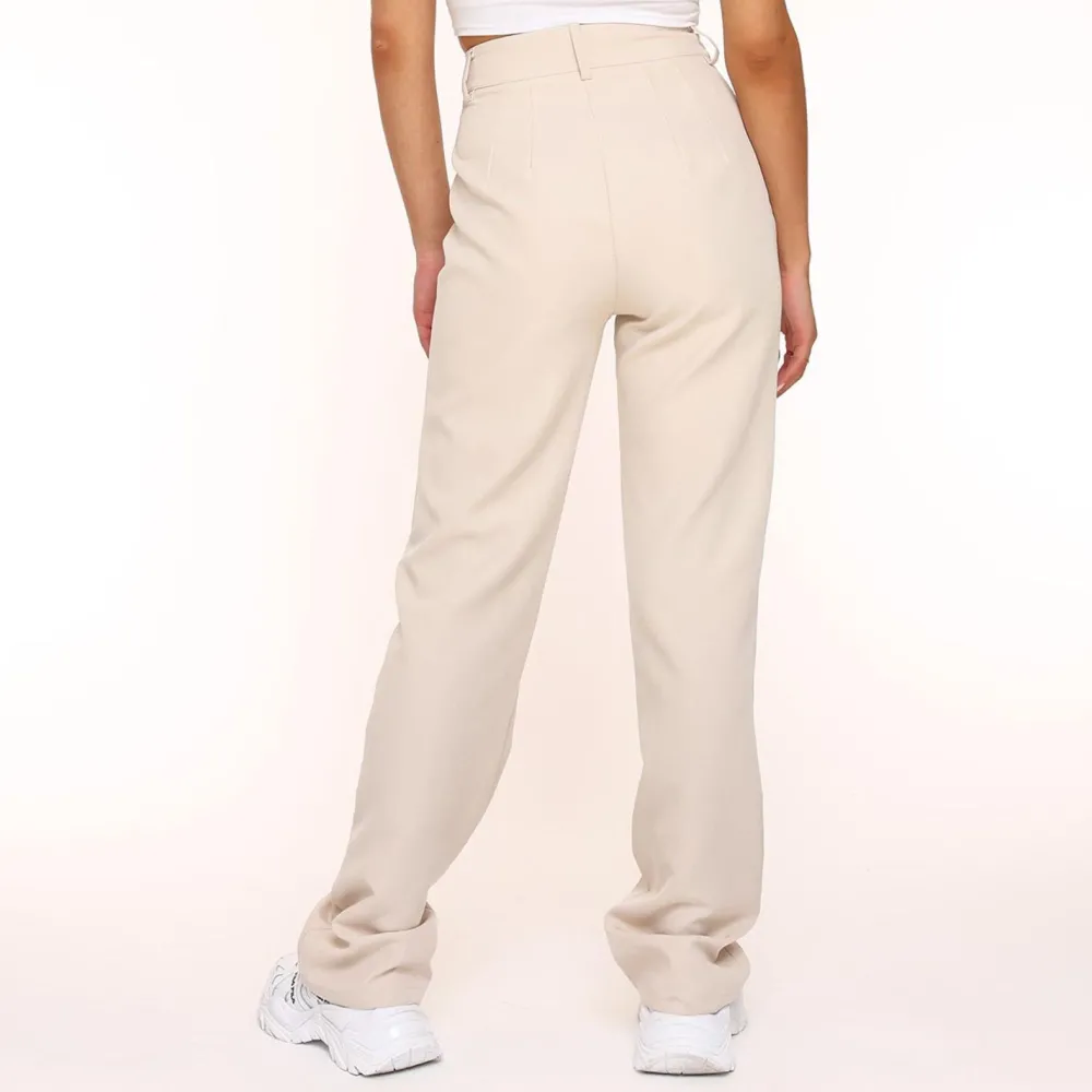 Olivia & Kate Broeken-Beige Tracie Rechte-Pantalon