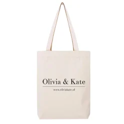 Olivia & Kate Tops-Creme Canvas-Tas