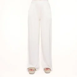 Olivia & Kate Broeken-Creme Tall Satijnen-Broek