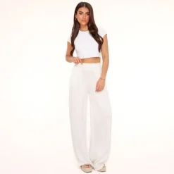 Olivia & Kate Broeken-Creme Tall Satijnen-Broek