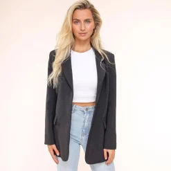 Olivia & Kate Blazers-Donker Grijze Classic-Blazer