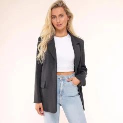 Olivia & Kate Blazers-Donker Grijze Classic-Blazer