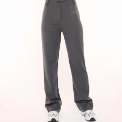 Olivia & Kate Broeken-Donkergrijze Basic-Pantalon