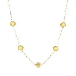 Olivia & Kate Kettingen-Gouden Klaver-Ketting