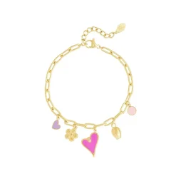 Olivia & Kate Armbanden-Gouden Kleine Bedels Schakel-Armband