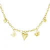 Olivia & Kate Kettingen-Gouden Statement Bedels Schakel-Ketting