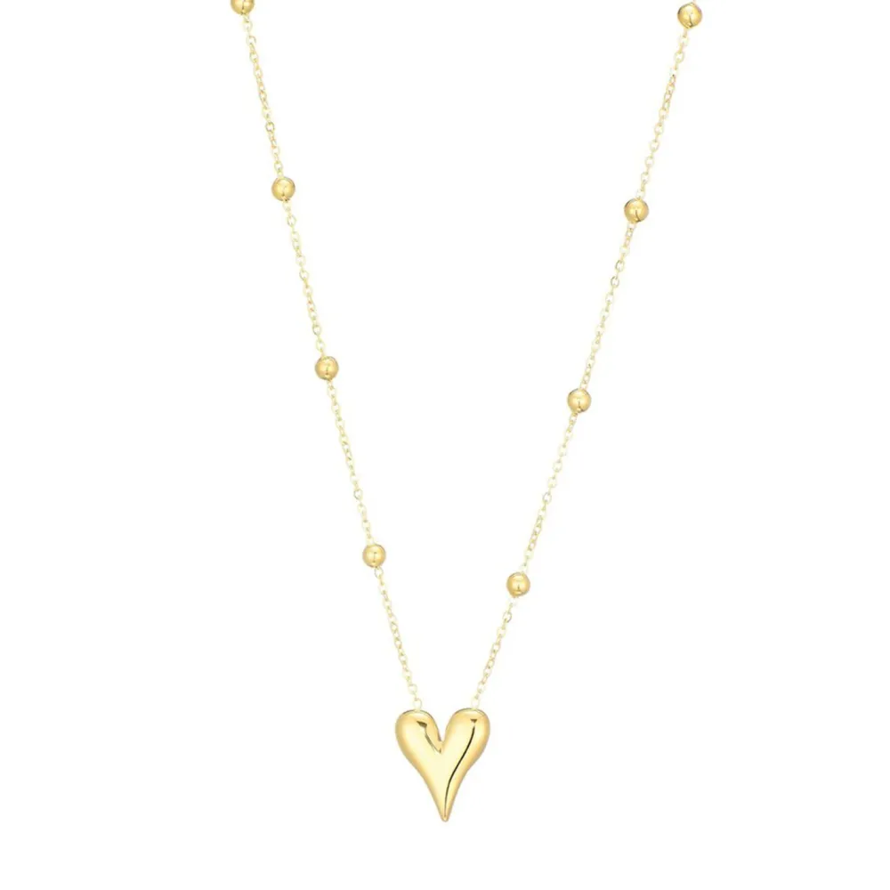 Olivia & Kate Kettingen-Gouden Statement Hartjes-Ketting