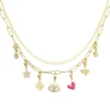 Olivia & Kate Kettingen-Gouden Trendy Bedels Dubbele Schakel-Ketting