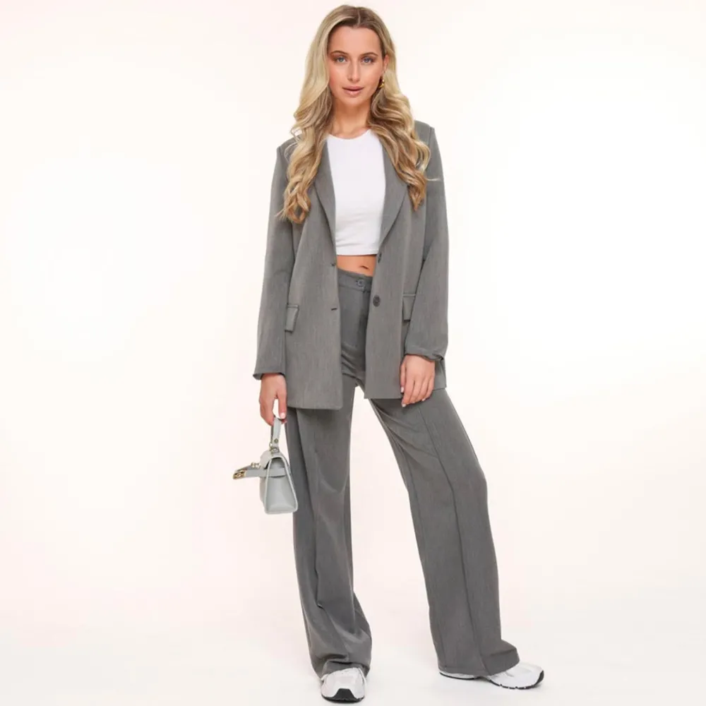 Olivia & Kate Blazers-Grijze Basic-Blazer