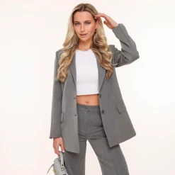 Olivia & Kate Blazers-Grijze Basic-Blazer