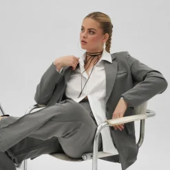 Olivia & Kate Blazers-Grijze Basic-Blazer