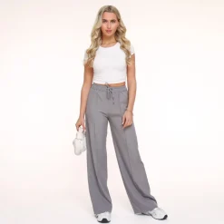 Olivia & Kate Broeken-Grijze Doorlopende Naden-Broek