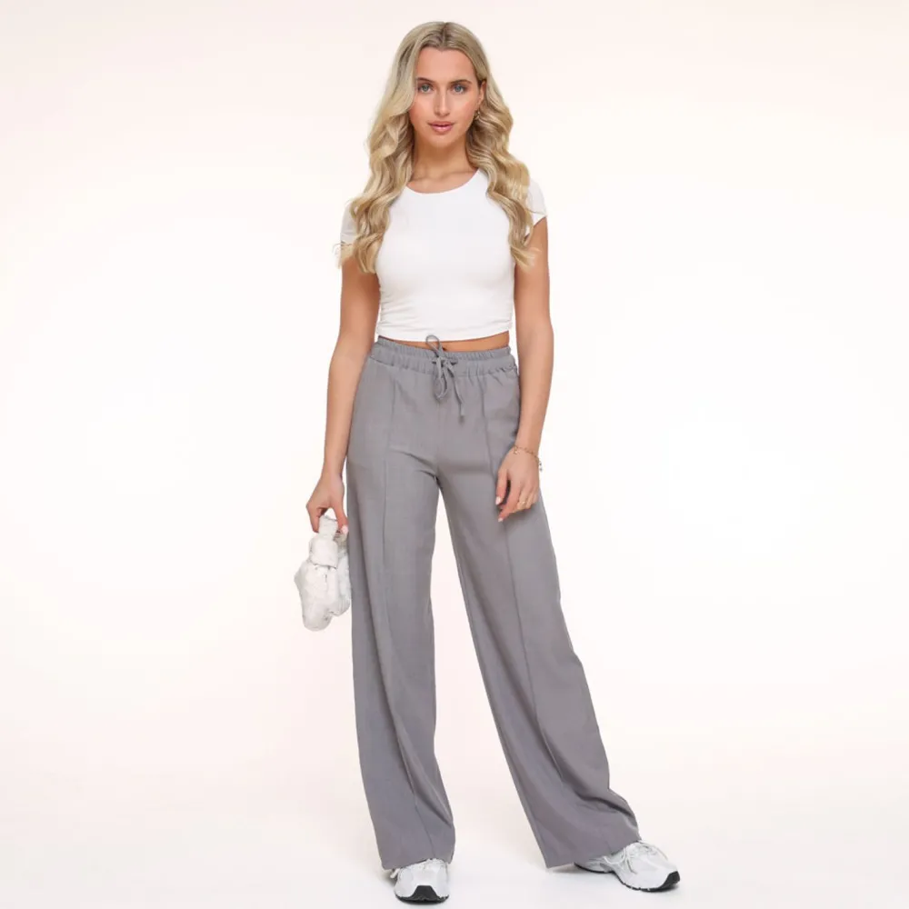 Olivia & Kate Broeken-Grijze Doorlopende Naden-Broek