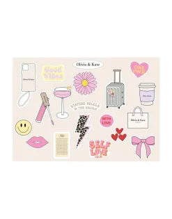 Olivia & Kate Stickervel-Kleurrijke Trendy-Stickervel