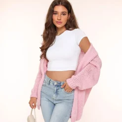 Olivia & Kate Vesten-Licht Roze Wollen-Vest