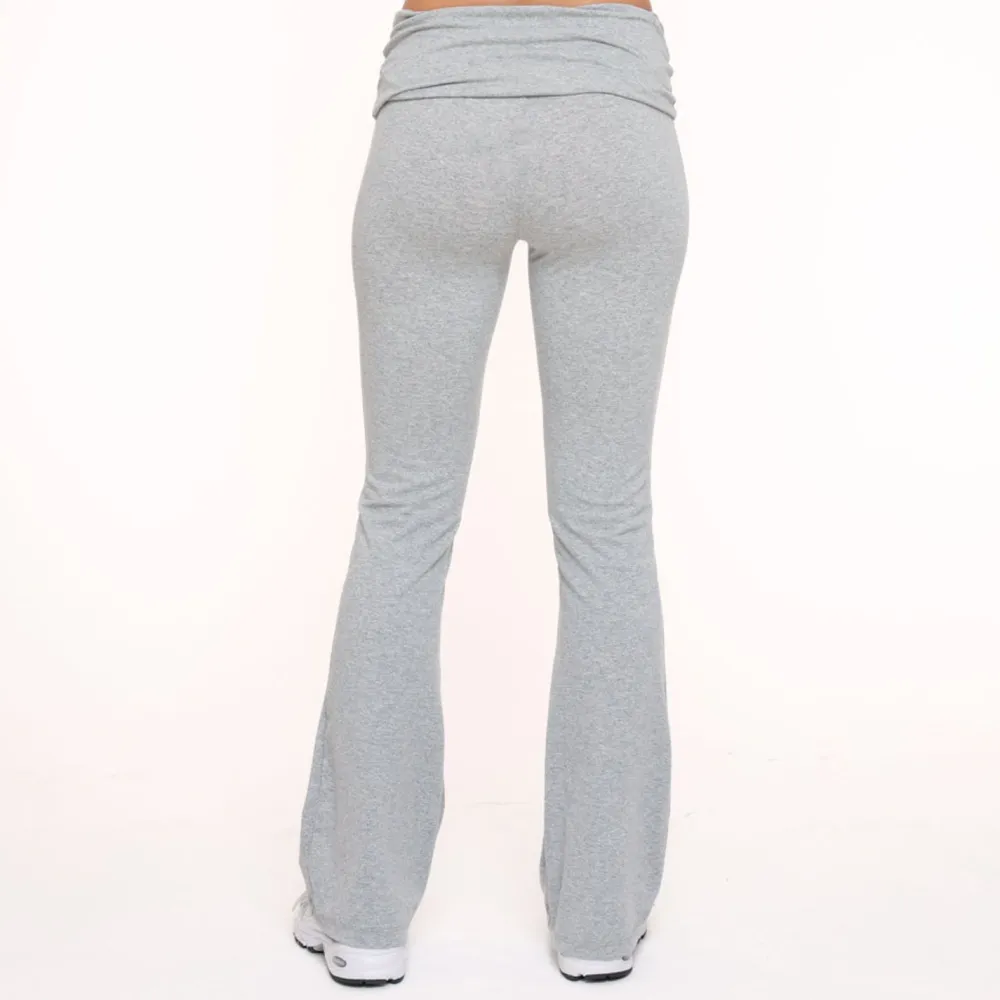 Olivia & Kate Broeken-Lichtgrijze Omgeslagen Rand Petite-Broek