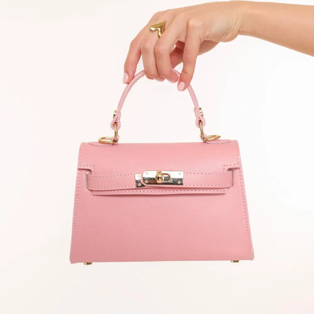 Olivia & Kate Tassen-Lichtroze Gouden Details-Tas