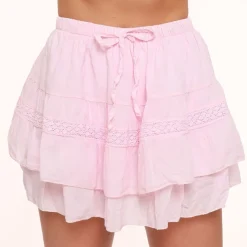 Olivia & Kate Skorts-Lichtroze Ruffel Details-Skort
