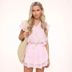 Olivia & Kate Skorts-Lichtroze Ruffel Details-Skort