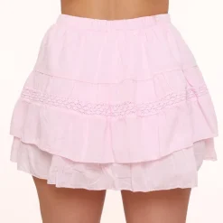 Olivia & Kate Skorts-Lichtroze Ruffel Details-Skort