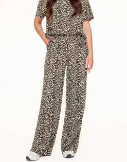 Olivia & Kate Broeken-Panterprint Plisse-Broek