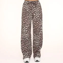 Olivia & Kate Broeken-Panterprint Tall Loszittende-Broek