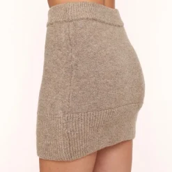 Olivia & Kate Rokken-Taupe Gebreide-Rok