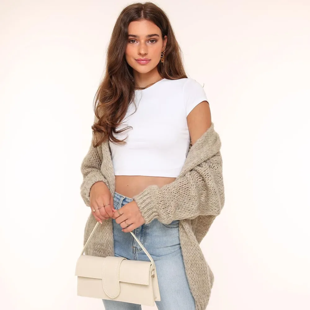 Olivia & Kate Vesten-Taupe Wollen-Vest