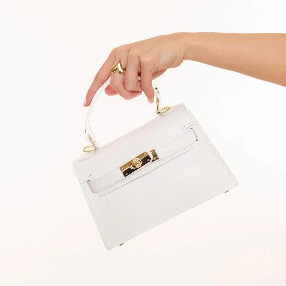 Olivia & Kate Tassen-Witte Gouden Details-Tas