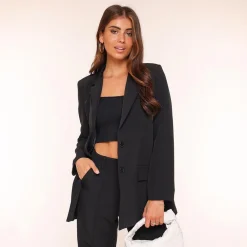 Olivia & Kate Blazers-Zwarte Basic Rechte-Blazer
