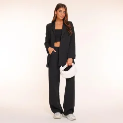 Olivia & Kate Blazers-Zwarte Basic Rechte-Blazer
