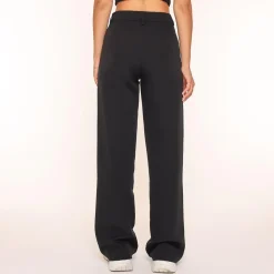 Olivia & Kate Broeken-Zwarte Basic Wijde-Pantalon