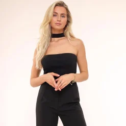 Olivia & Kate Tops-Zwarte Choker-Top