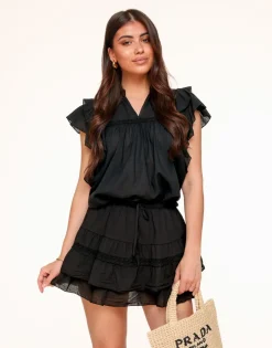 Olivia & Kate Skorts-Zwarte Details Ruffel-Skort