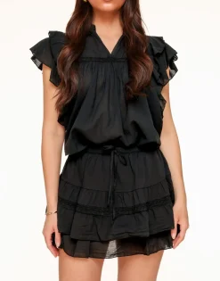 Olivia & Kate Skorts-Zwarte Details Ruffel-Skort