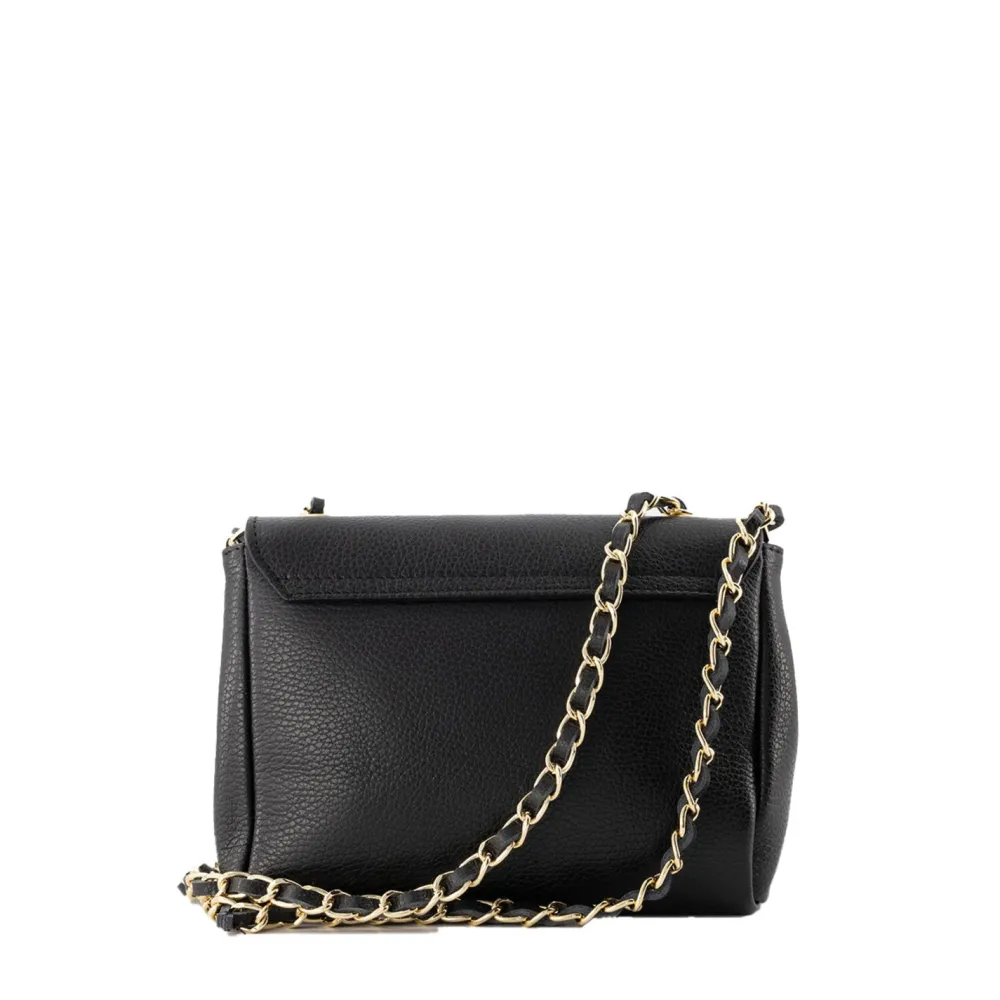 Olivia & Kate Tassen-Zwarte Leren Crossbody-Tas