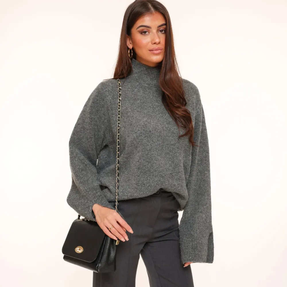 Olivia & Kate Tassen-Zwarte Leren Crossbody-Tas